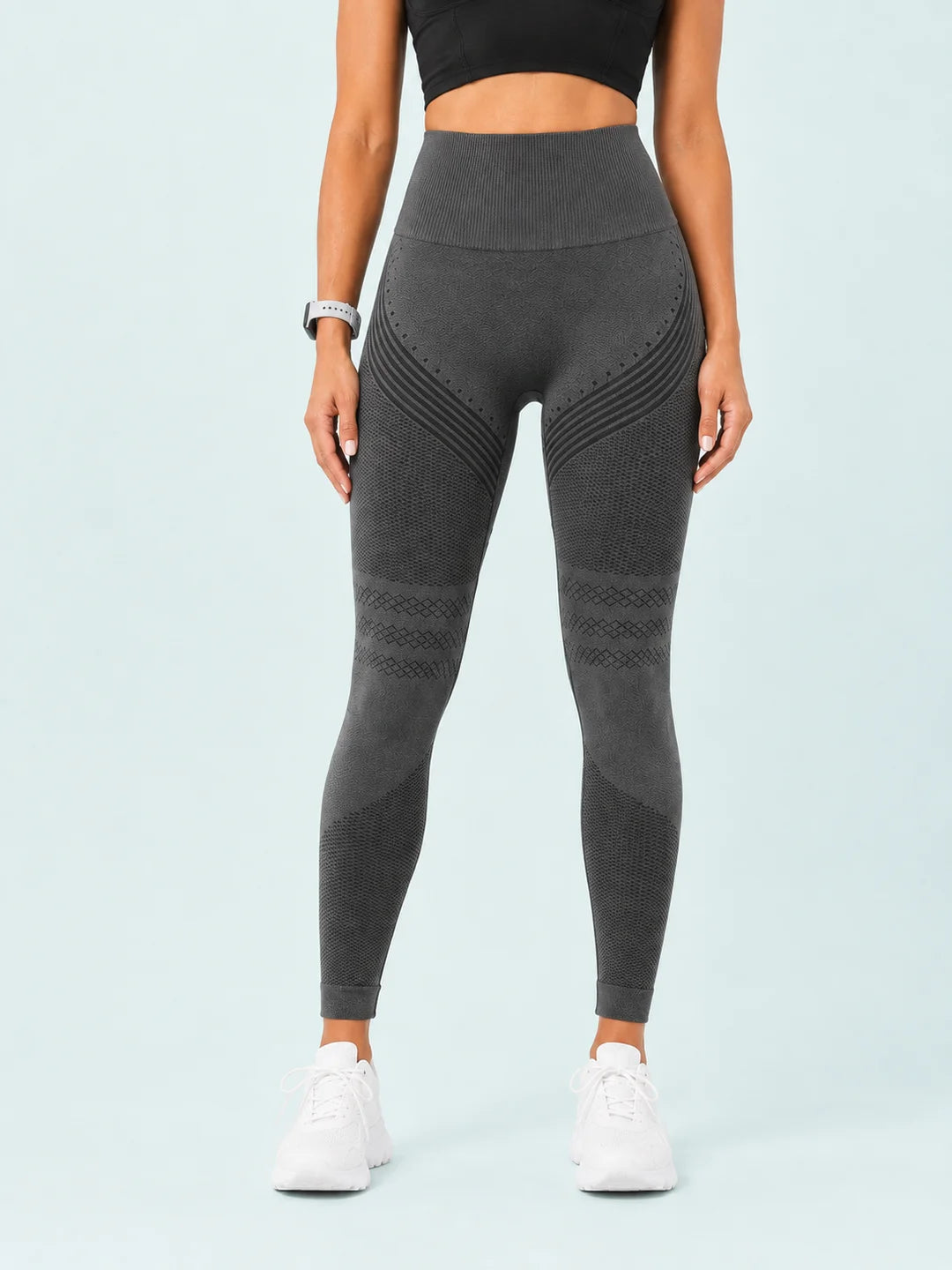 Product view 1 of SKIN ELITE CO. Contour Seamless Leggings in Gray