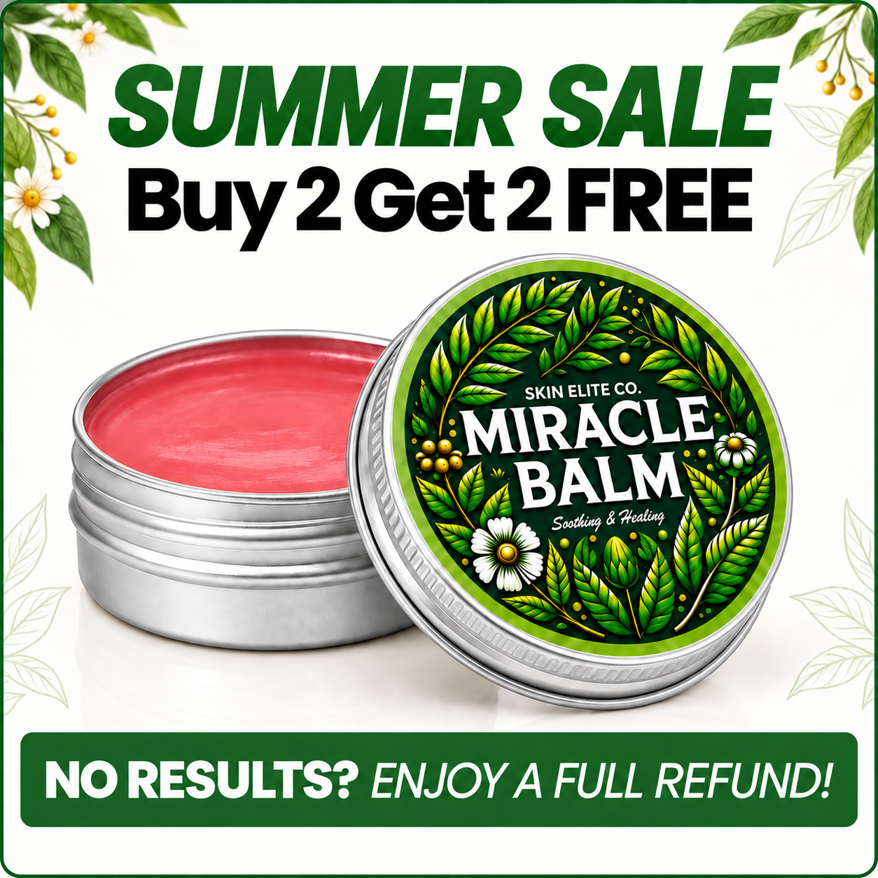 SKIN ELITE CO. Miracle Balm Summer Sale - Buy 2 Get 2 Free